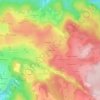 Mapa topográfico Cachebeurre, altitude, relevo