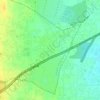 Mapa topográfico Ghitorni, altitude, relevo