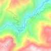 Mapa topográfico Santa Rosa, altitude, relevo