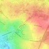 Mapa topográfico La Frenière, altitude, relevo