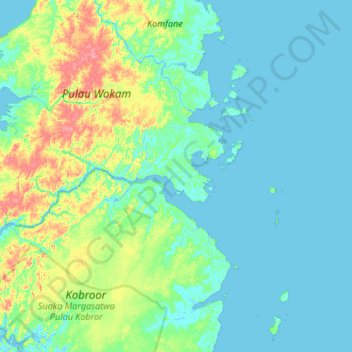 Mapa topográfico Sewer, altitude, relevo