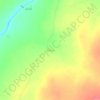 Mapa topográfico Andia, altitude, relevo