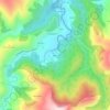Mapa topográfico Piquín, altitude, relevo