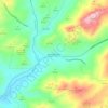 Mapa topográfico Venta de Andar, altitude, relevo