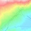 Mapa topográfico Quinceo, altitude, relevo