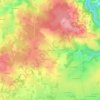 Mapa topográfico Chignavieux, altitude, relevo
