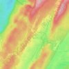 Mapa topográfico Les Belbenoits, altitude, relevo