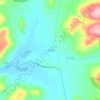 Mapa topográfico La Barbolla, altitude, relevo