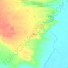 Mapa topográfico Las Lomas, altitude, relevo