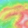 Mapa topográfico Le Grand Mottay, altitude, relevo
