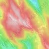 Mapa topográfico Calvaire de Porte, altitude, relevo