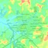 Mapa topográfico Capanema, altitude, relevo