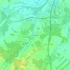 Mapa topográfico Le Grand Casseau, altitude, relevo