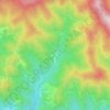 Mapa topográfico Река, altitude, relevo