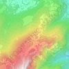 Mapa topográfico Norge, altitude, relevo