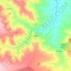 Mapa topográfico Capão Novo, altitude, relevo