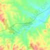 Mapa topográfico Amoreiras-Gare, altitude, relevo