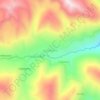 Mapa topográfico Uchuhuma, altitude, relevo