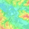 Mapa topográfico Sables, altitude, relevo