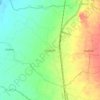 Mapa topográfico Guacarí, altitude, relevo