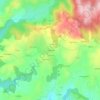 Mapa topográfico La Baresie, altitude, relevo