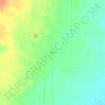 Mapa topográfico Bentley, altitude, relevo
