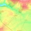 Mapa topográfico Coudray, altitude, relevo