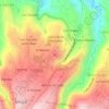 Mapa topográfico La Montañeta, altitude, relevo