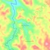 Mapa topográfico Las Claras Abajo, altitude, relevo