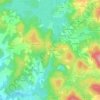 Mapa topográfico La Croix de Daumart, altitude, relevo