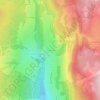 Mapa topográfico Le Grand-Abergement, altitude, relevo