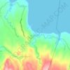 Mapa topográfico Balabagon, altitude, relevo