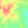 Mapa topográfico Torre de Cima, altitude, relevo
