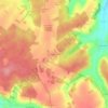 Mapa topográfico Le Mineroy Chalois, altitude, relevo