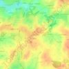 Mapa topográfico La Penneraiserie, altitude, relevo