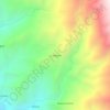 Mapa topográfico La Higuera, altitude, relevo