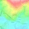 Mapa topográfico Kecamatan Praya Timur, altitude, relevo
