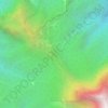 Mapa topográfico Col des Boeufs, altitude, relevo