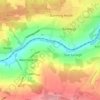 Mapa topográfico Kettle Corner, altitude, relevo