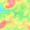 Mapa topográfico Hameau Terrier, altitude, relevo