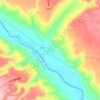 Mapa topográfico Dorothy, altitude, relevo