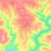 Mapa topográfico Atalaia Cimeira, altitude, relevo