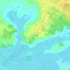 Mapa topográfico L'Île d'Étaules, altitude, relevo