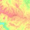 Mapa topográfico SANTA ROSA, altitude, relevo