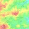 Mapa topográfico Vauboire, altitude, relevo