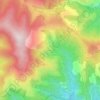Mapa topográfico Le Masmin, altitude, relevo