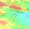 Mapa topográfico Castrillo de los Polvazares, altitude, relevo