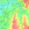 Mapa topográfico Bois des Faux, altitude, relevo