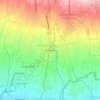 Mapa topográfico Sawungan, altitude, relevo