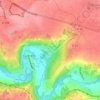 Mapa topográfico Rouilly-le-Bas, altitude, relevo